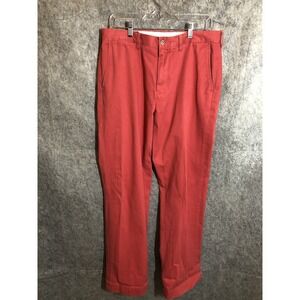 Polo Ralph Lauren Pants 34x32 Nantucket Red Preston Khaki Chino City Classic
